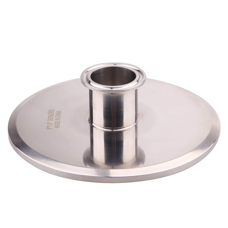 DERNORD Sanitary Concentric Reducer Tri Clamp Clover Stainless Steel 304 Sanitary Fitting End Cap Reducer (Tri Clamp Size: 6 inch x 1.5 inch) - Image 1